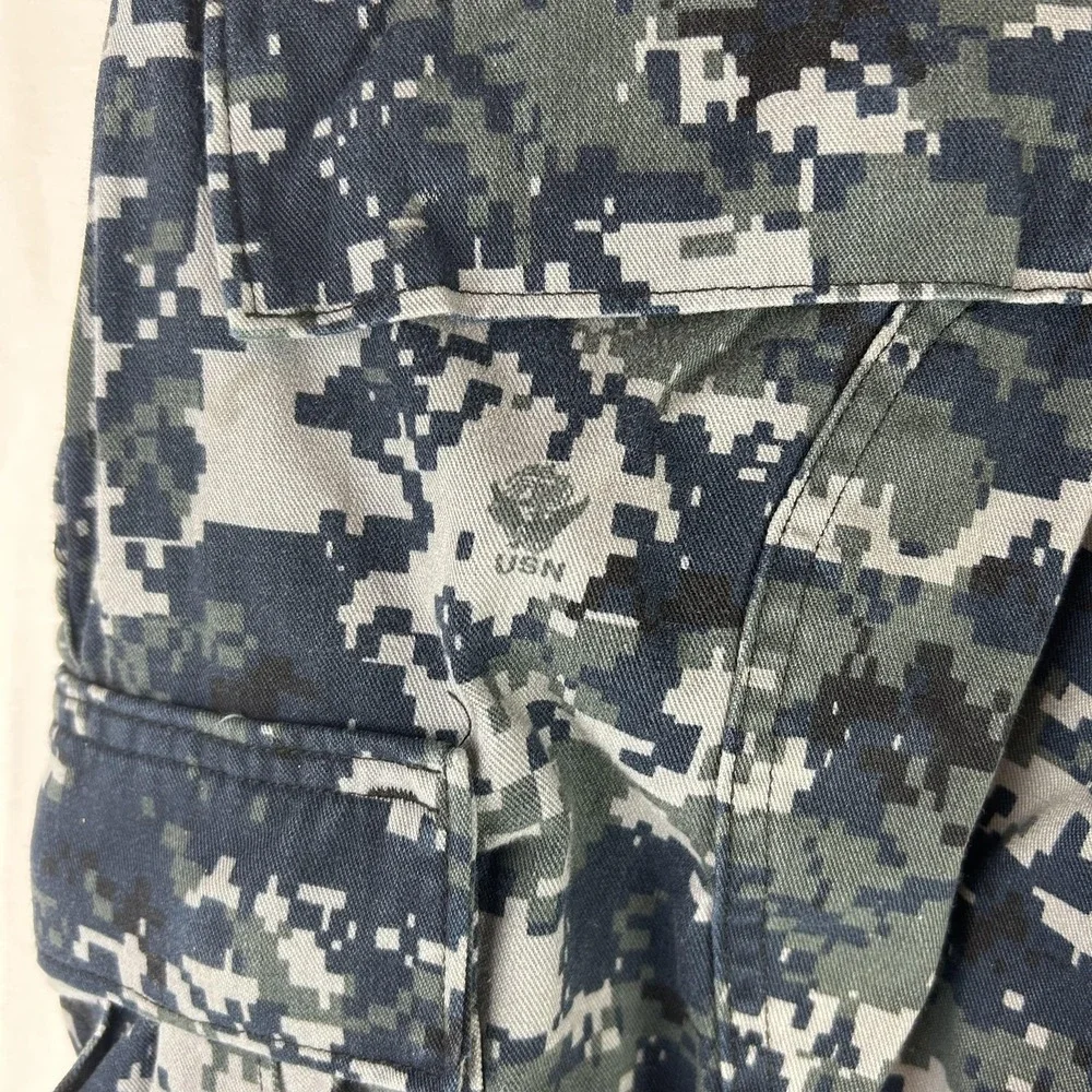 US Navy NWU‎ Type I Uniform Set Mens ST Blue Digital Camo Shirt Cargo Pants